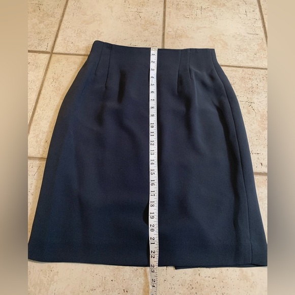 Vintage 80s Rena Rowan Separates Pencil Skirt | Grey/Charcoal Size 10 - Picture 8 of 9